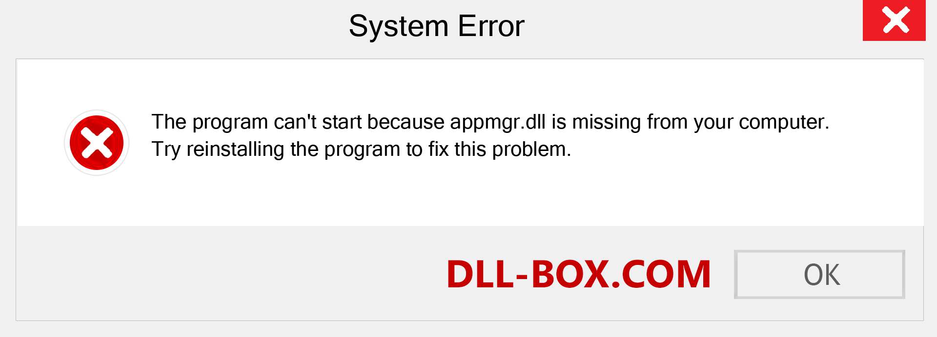  appmgr.dll file is missing?. Download for Windows 7, 8, 10 - Fix  appmgr dll Missing Error on Windows, photos, images